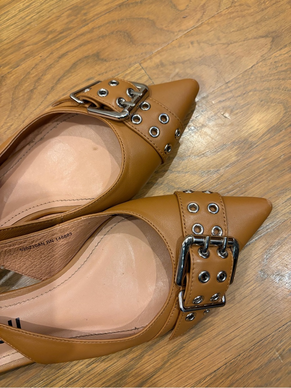 BIBI LOU MOTO SLINGBACK FLATS - Picture 2 of 3